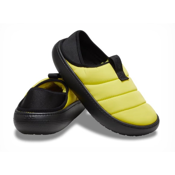 Crocs Classic Puff Moc Moccasin Cyber Yellow Multi Women's 9 - Picture 1 of 6